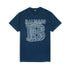 B.L.M.N Blue Premium Printed T-Shirt